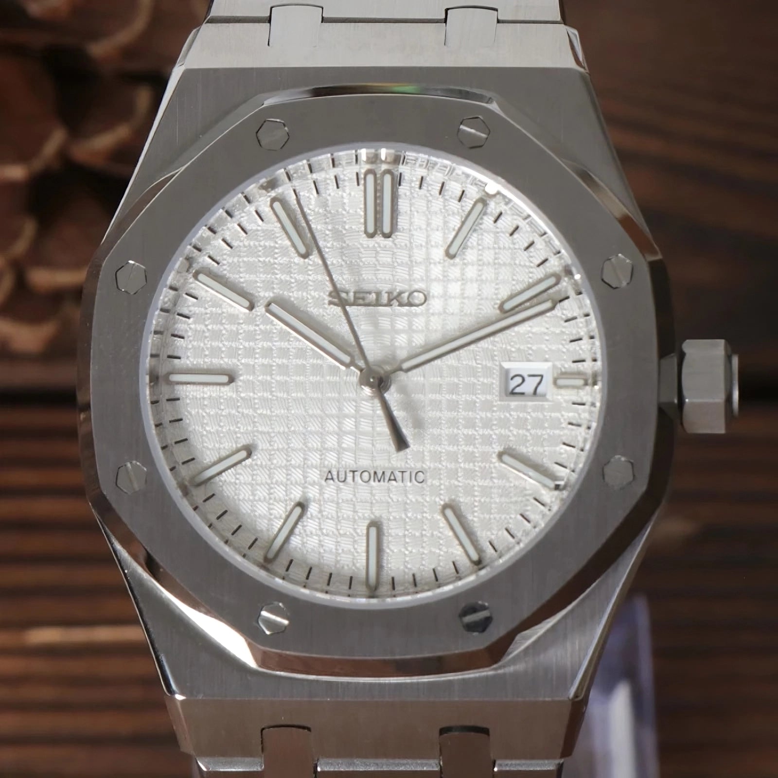 Seiko Royal Oak White Mod