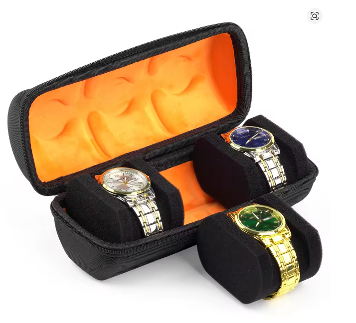 |Étui rigide pour 3 montres|