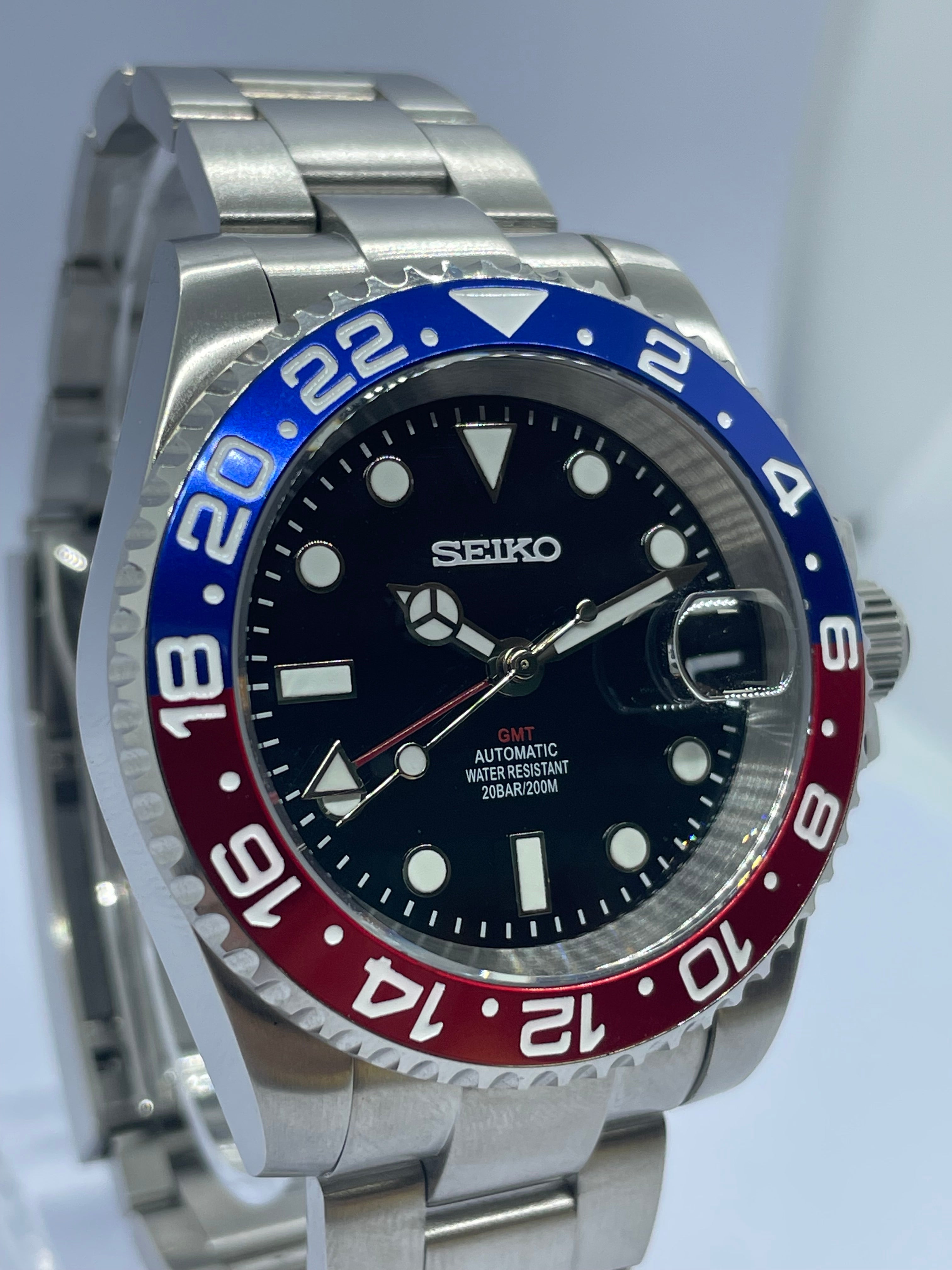 Seiko GMT Pepsi Mod