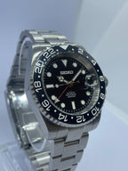 Seiko GMT Negro Mod