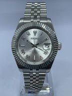 Seiko DateJust Silver Mod