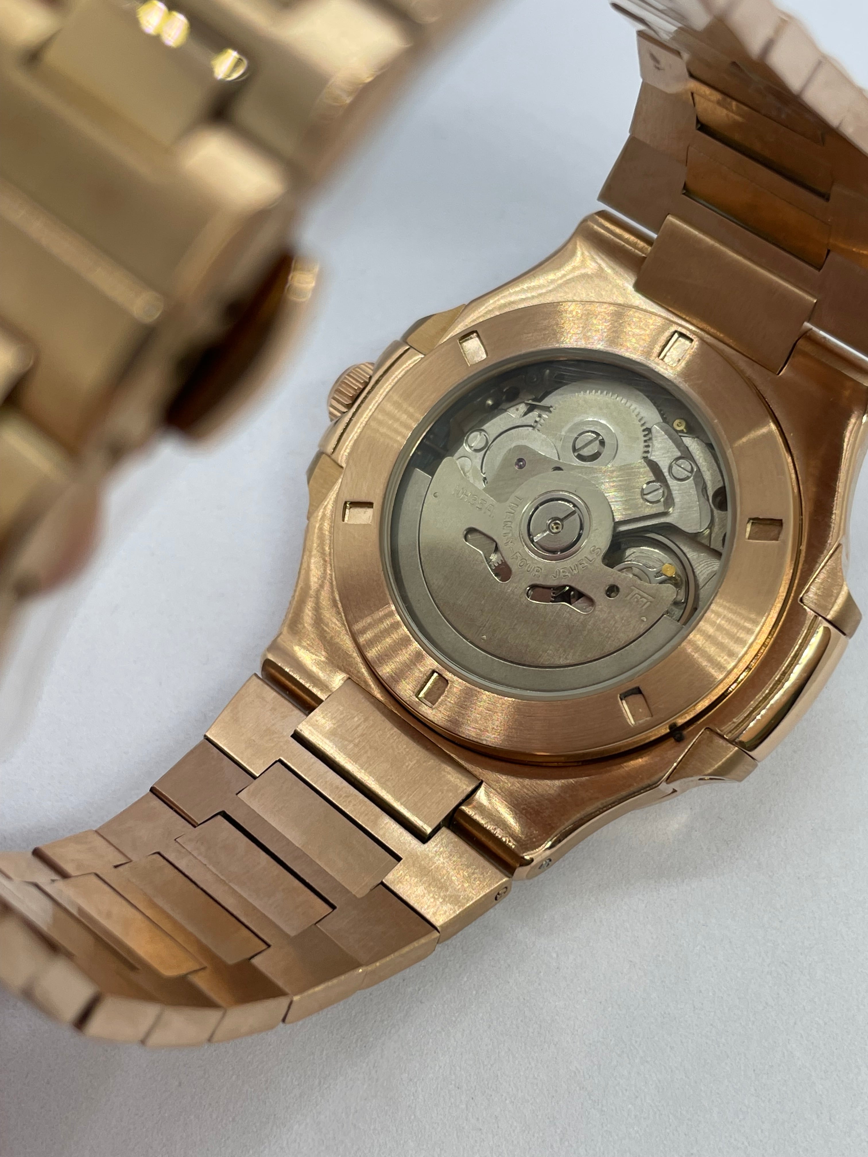 Seiko Nautilus Rose Gold Brown