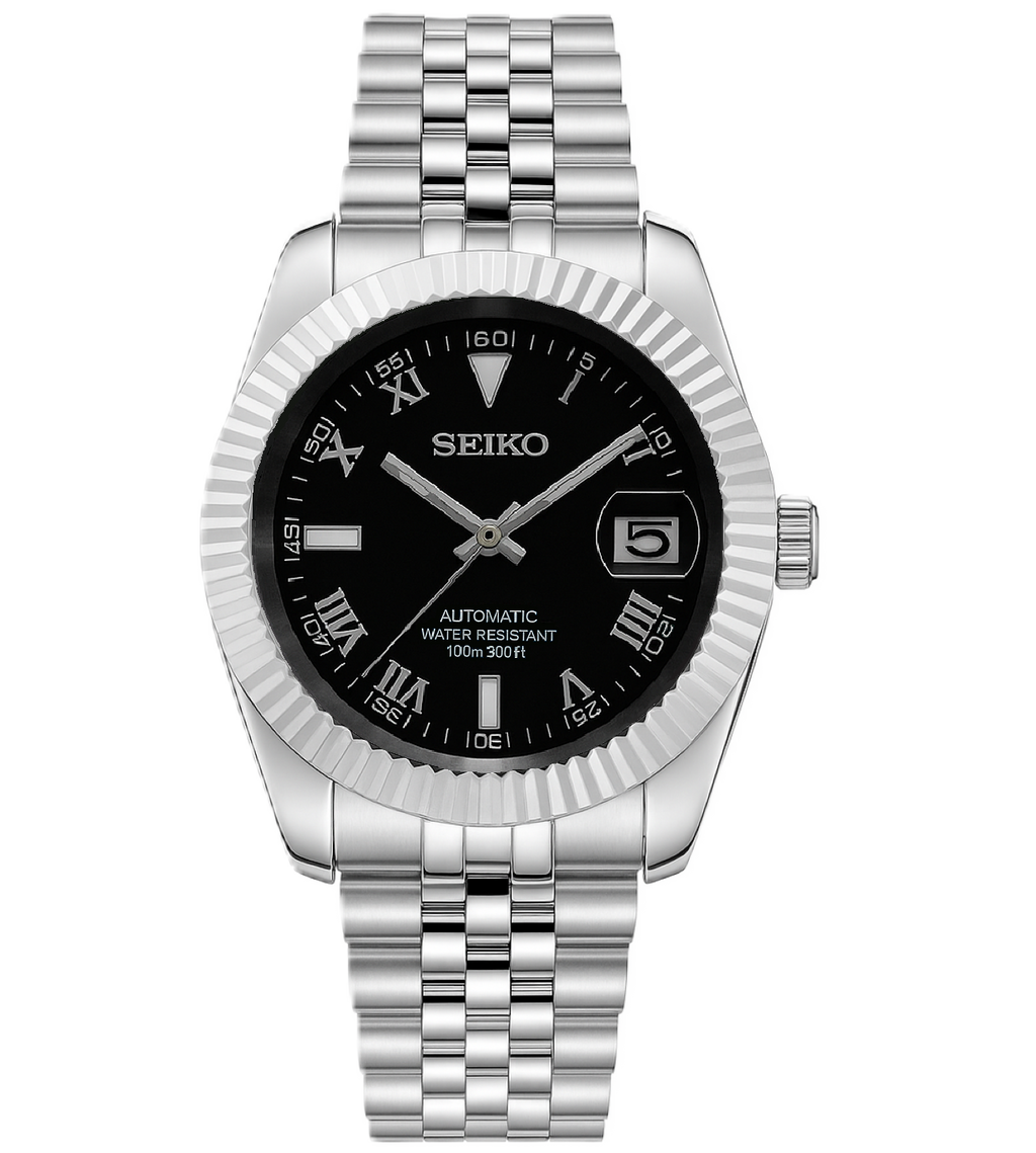 Seiko DateJust Black Mod