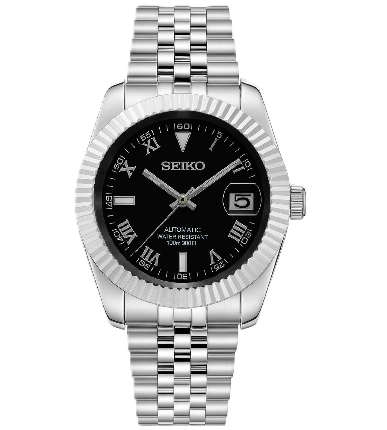 Seiko DateJust Black Mod