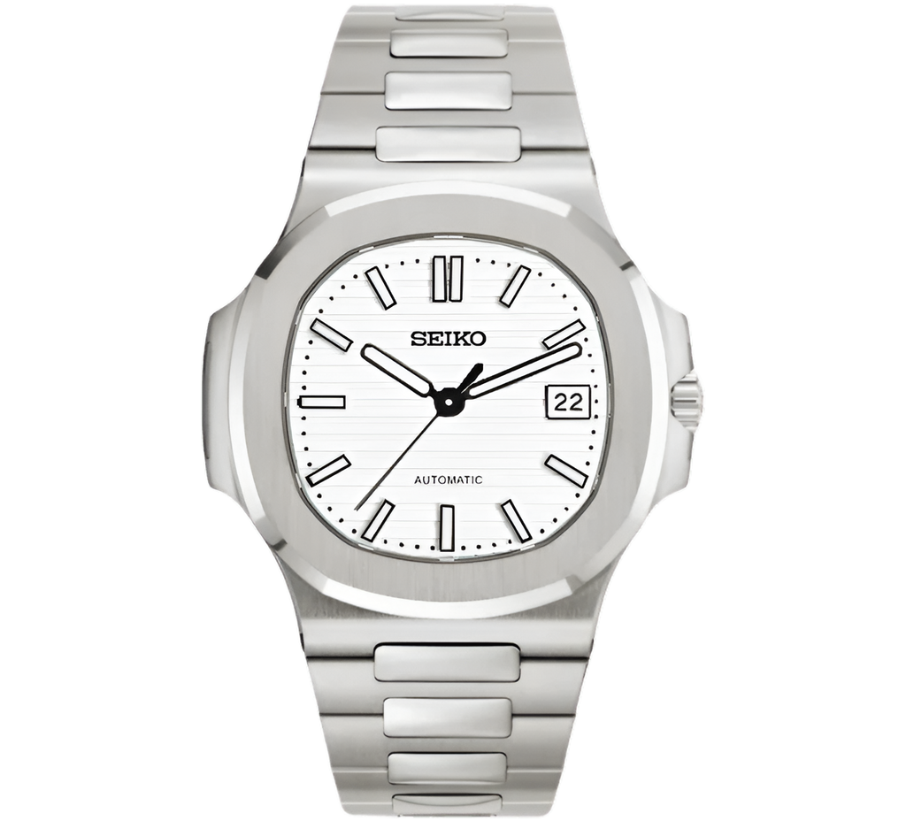 Seiko Nautilus White MOD