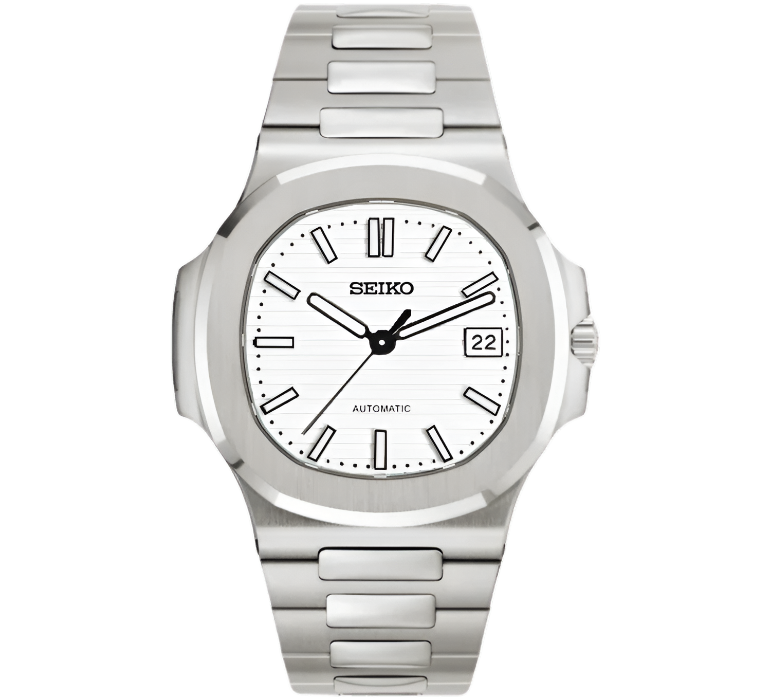 Seiko Nautilus White MOD