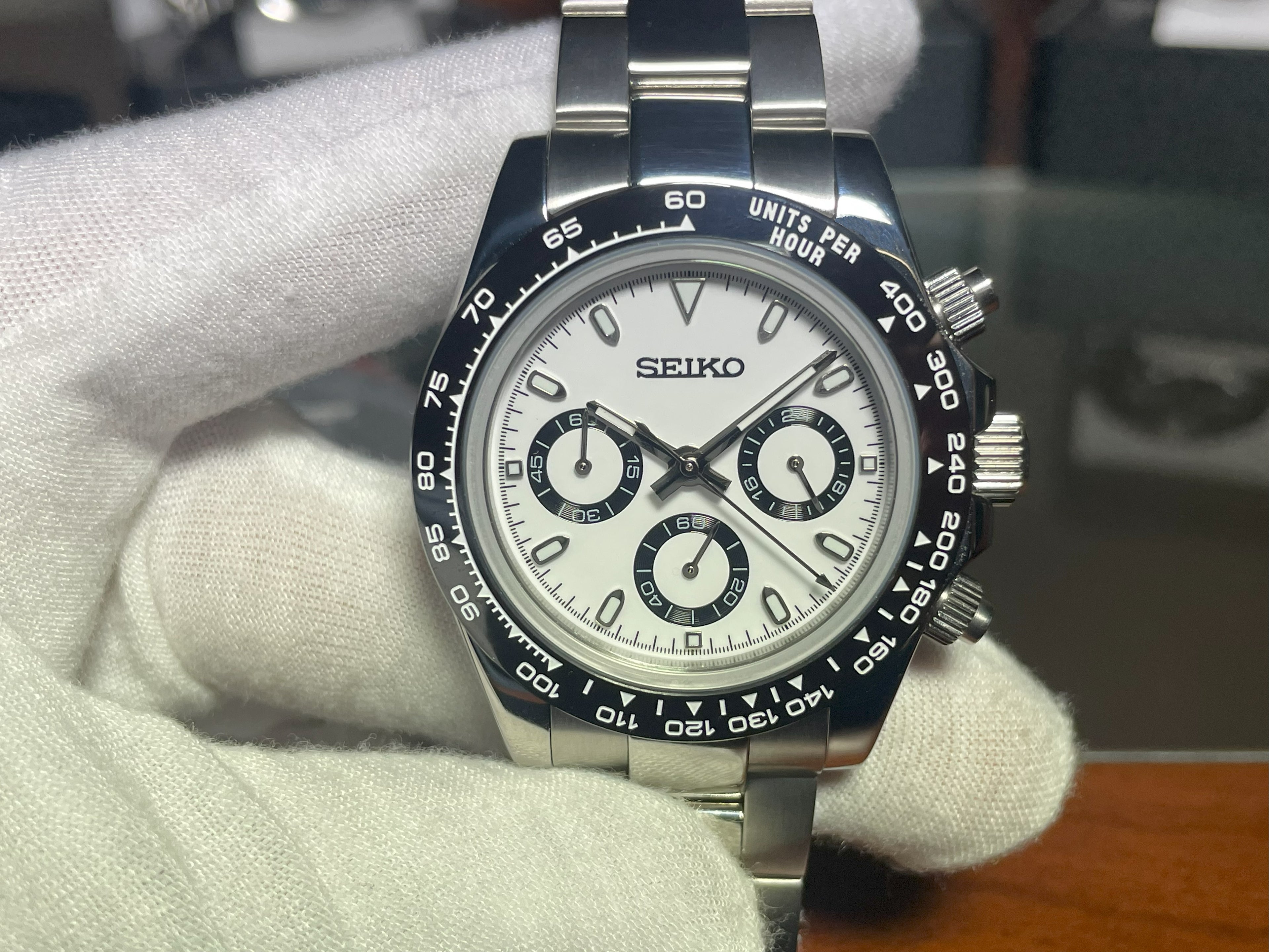 Seiko Daytona Panda Mod