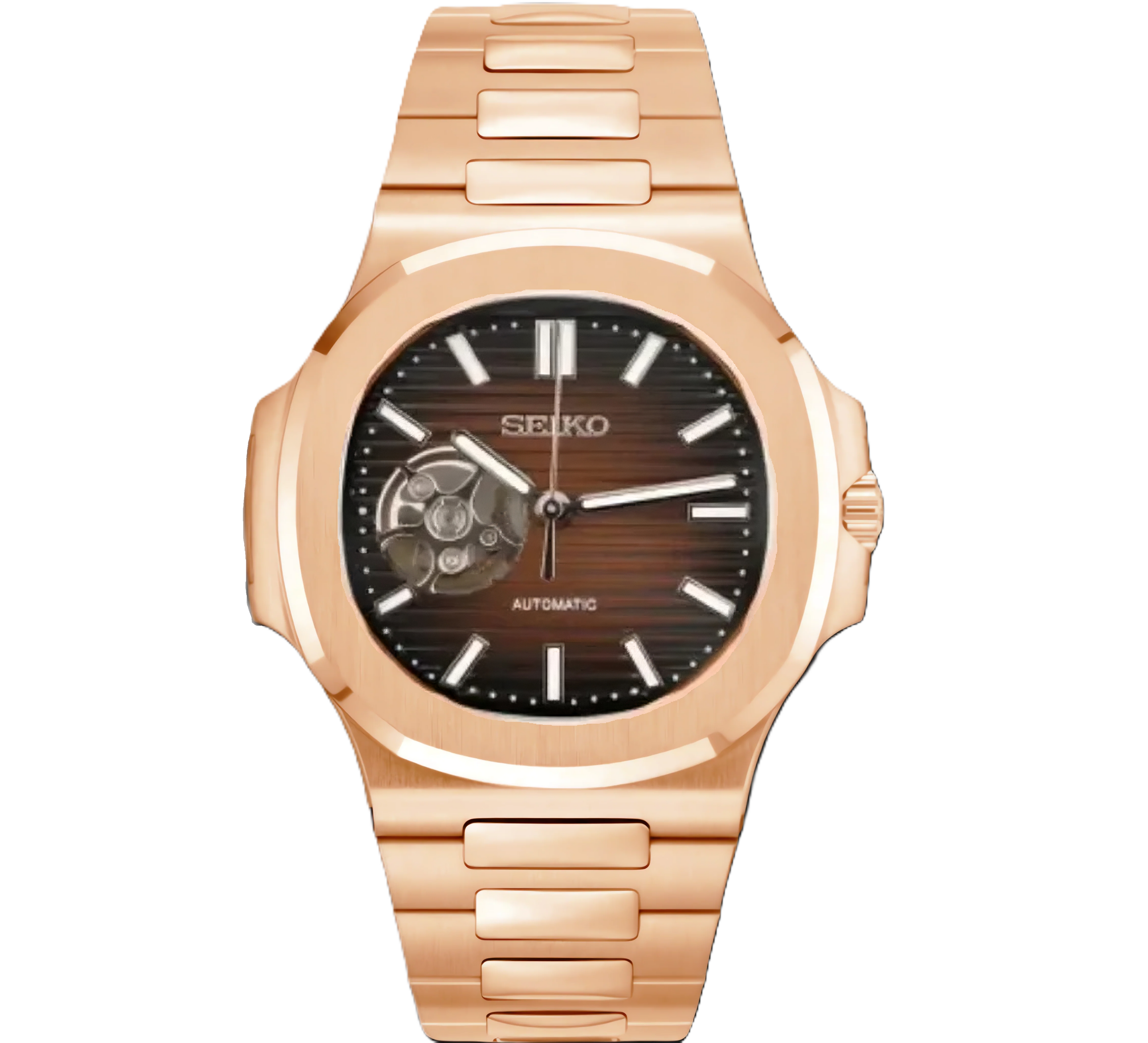 Nautiko Chocolate Rose Gold OpenHeart