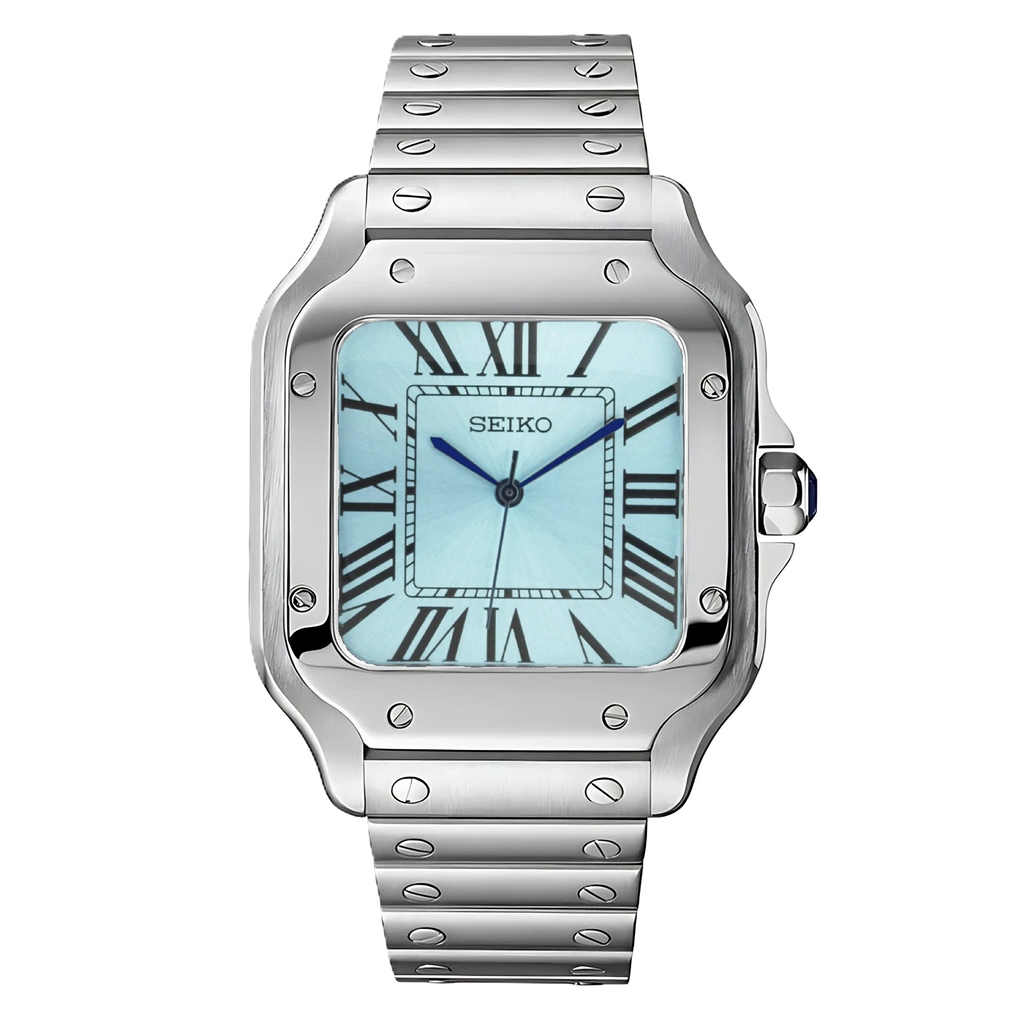 Seiko Santos Light Blue Mod