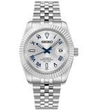 Seiko DateJust Electric Blue Mod