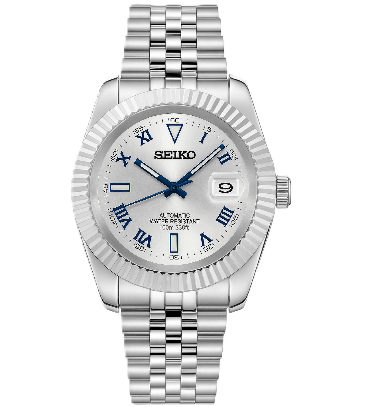 Seiko DateJust Electric Blue Mod