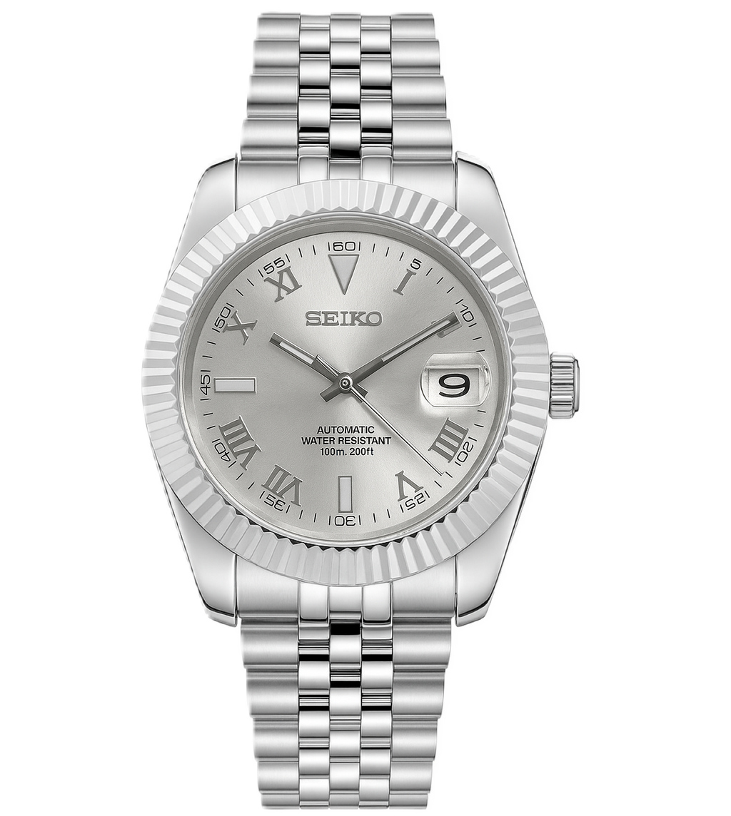 Seiko DateJust Silver Mod