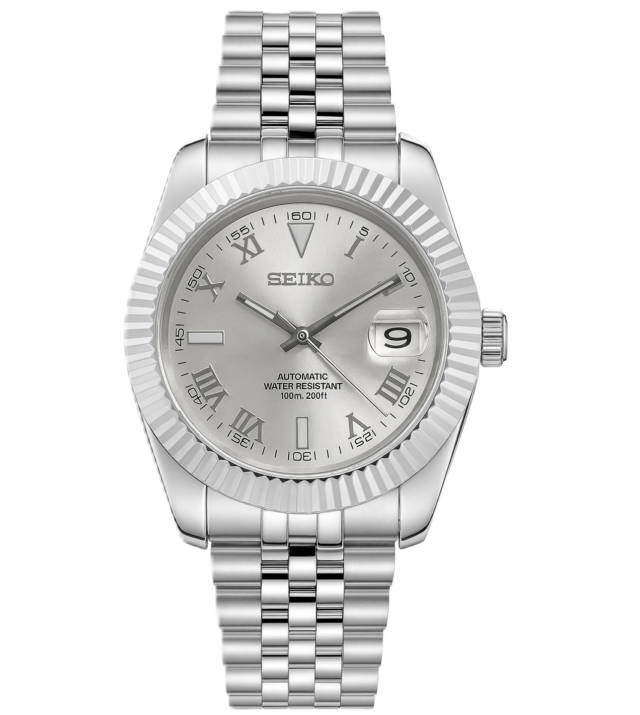 Seiko DateJust Silver Mod