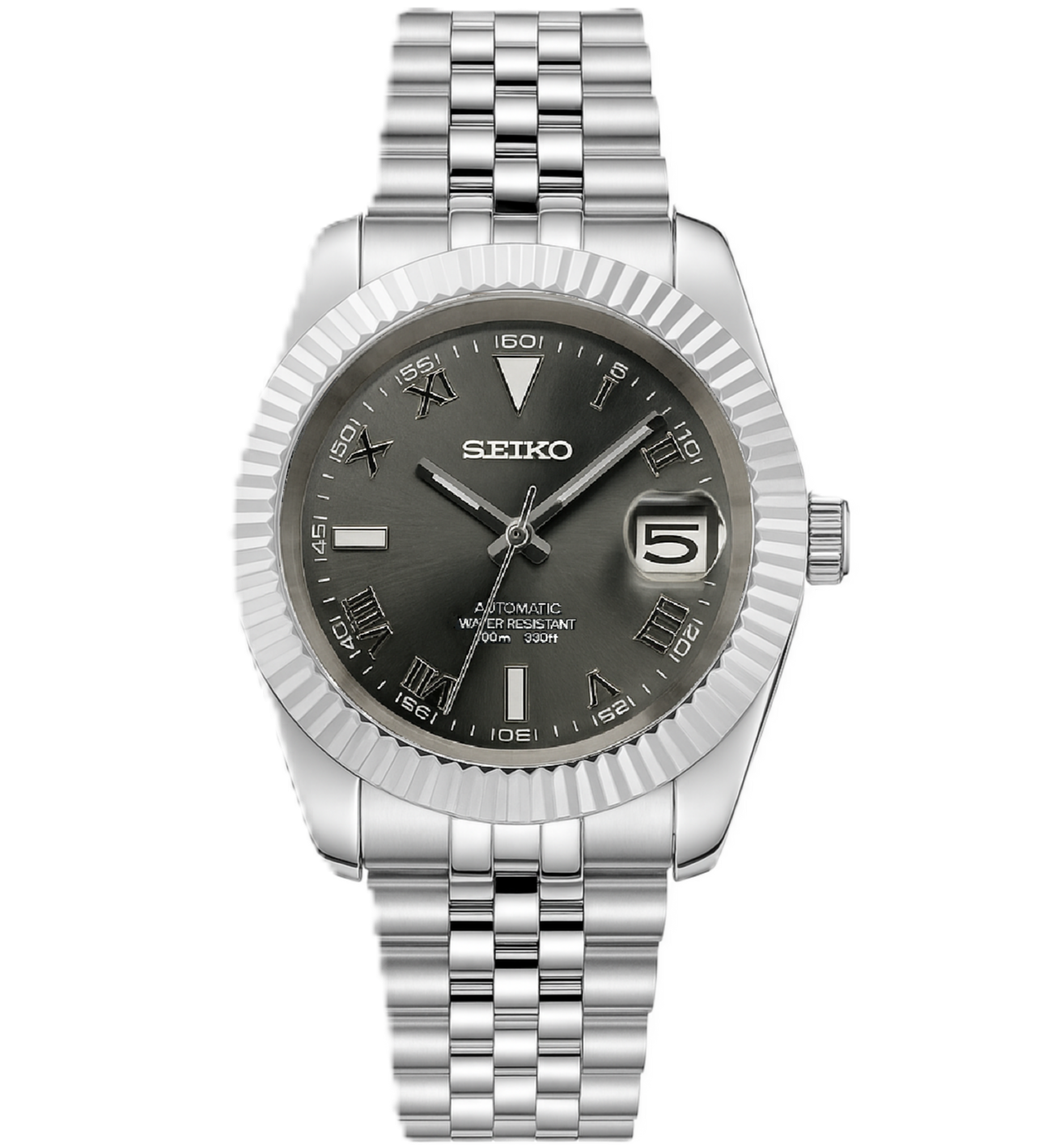 Seiko DateJust Grey Mod