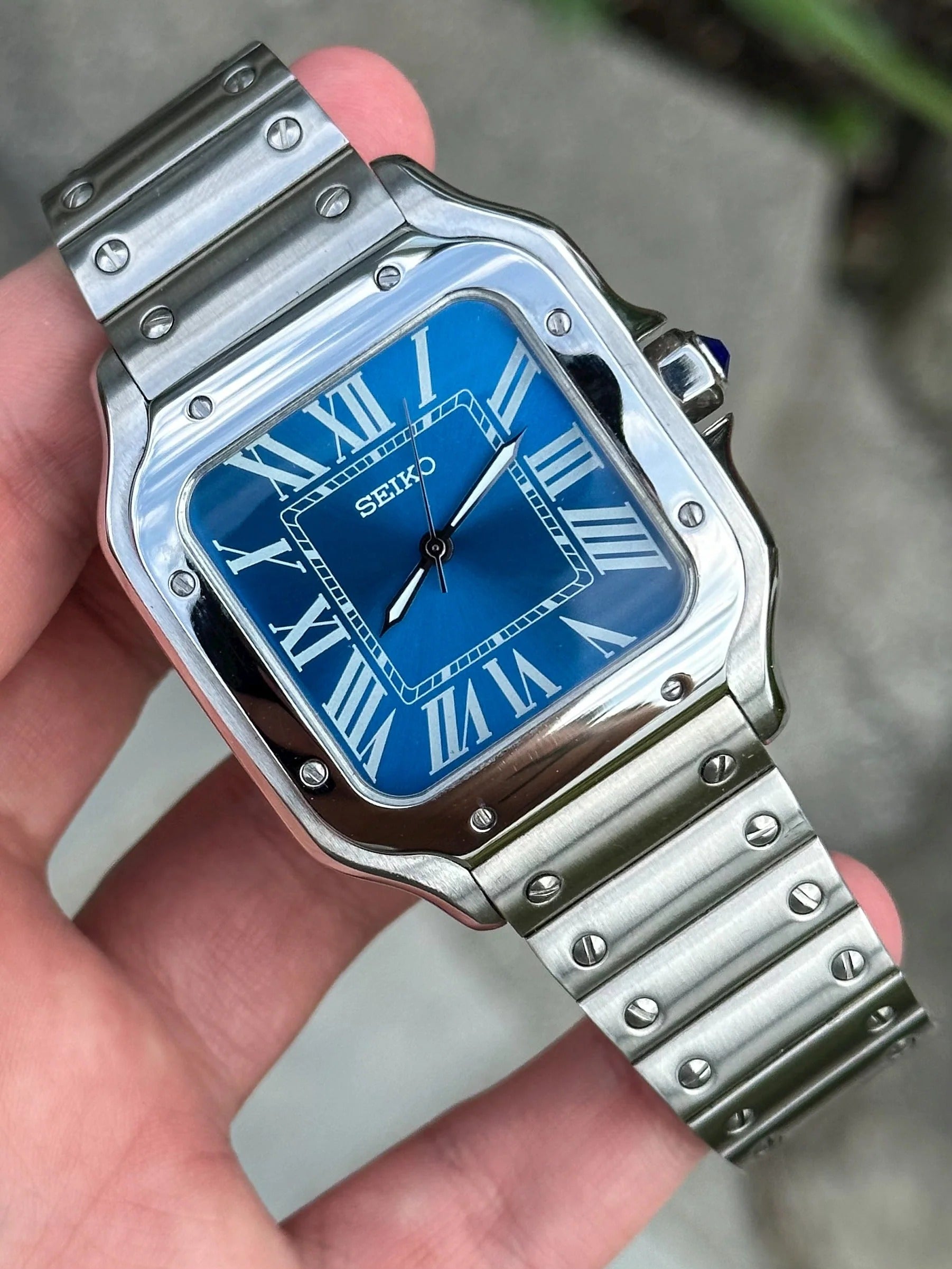 Seiko Santos Blue Mod