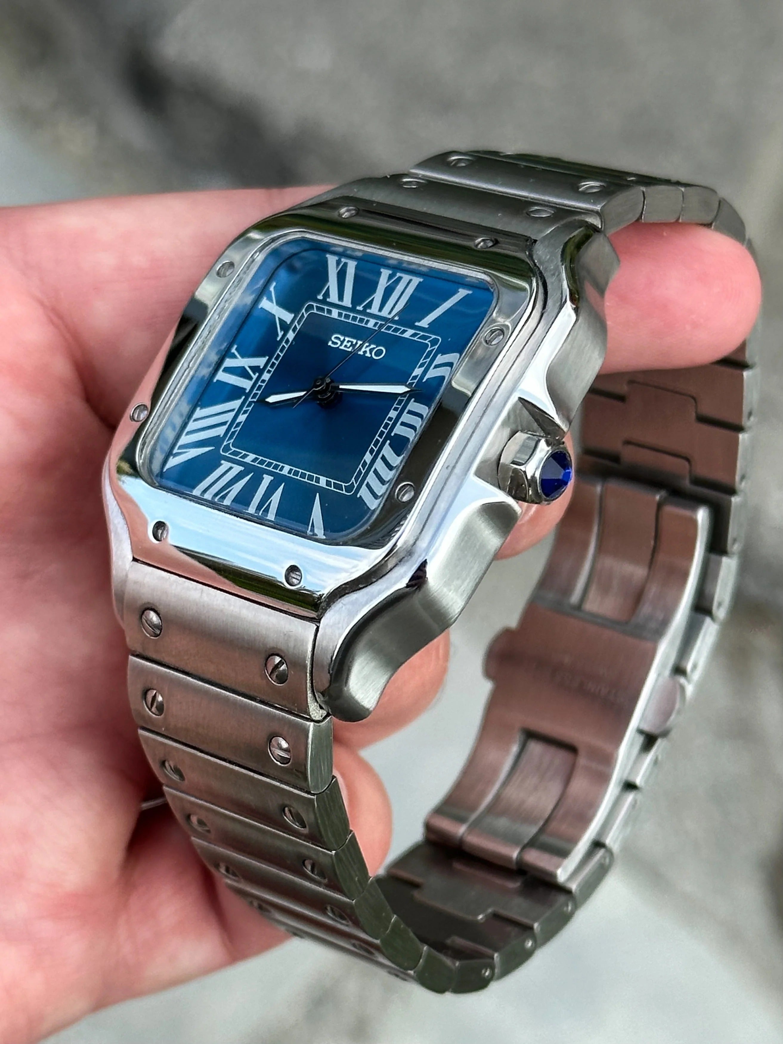 Seiko Santos Blue Mod