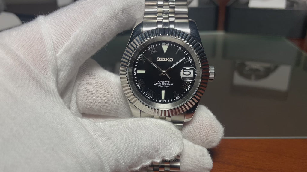Seiko DateJust Black Mod
