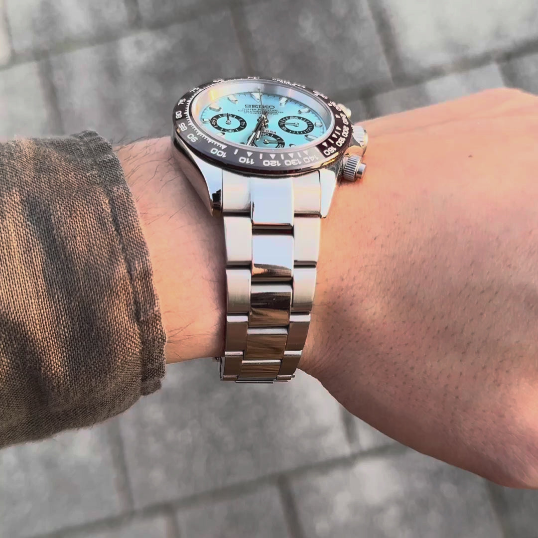 Seiko Daytona Ice Blue Mod