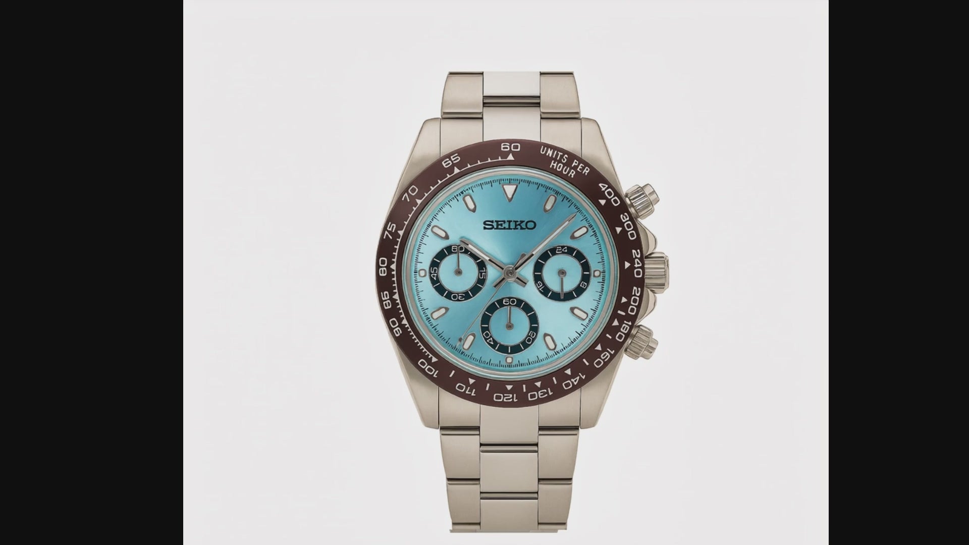 Seiko Daytona Ice Blue Mod