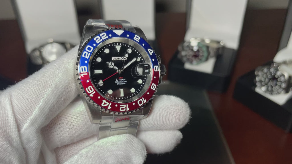 Seiko GMT Pepsi Mod