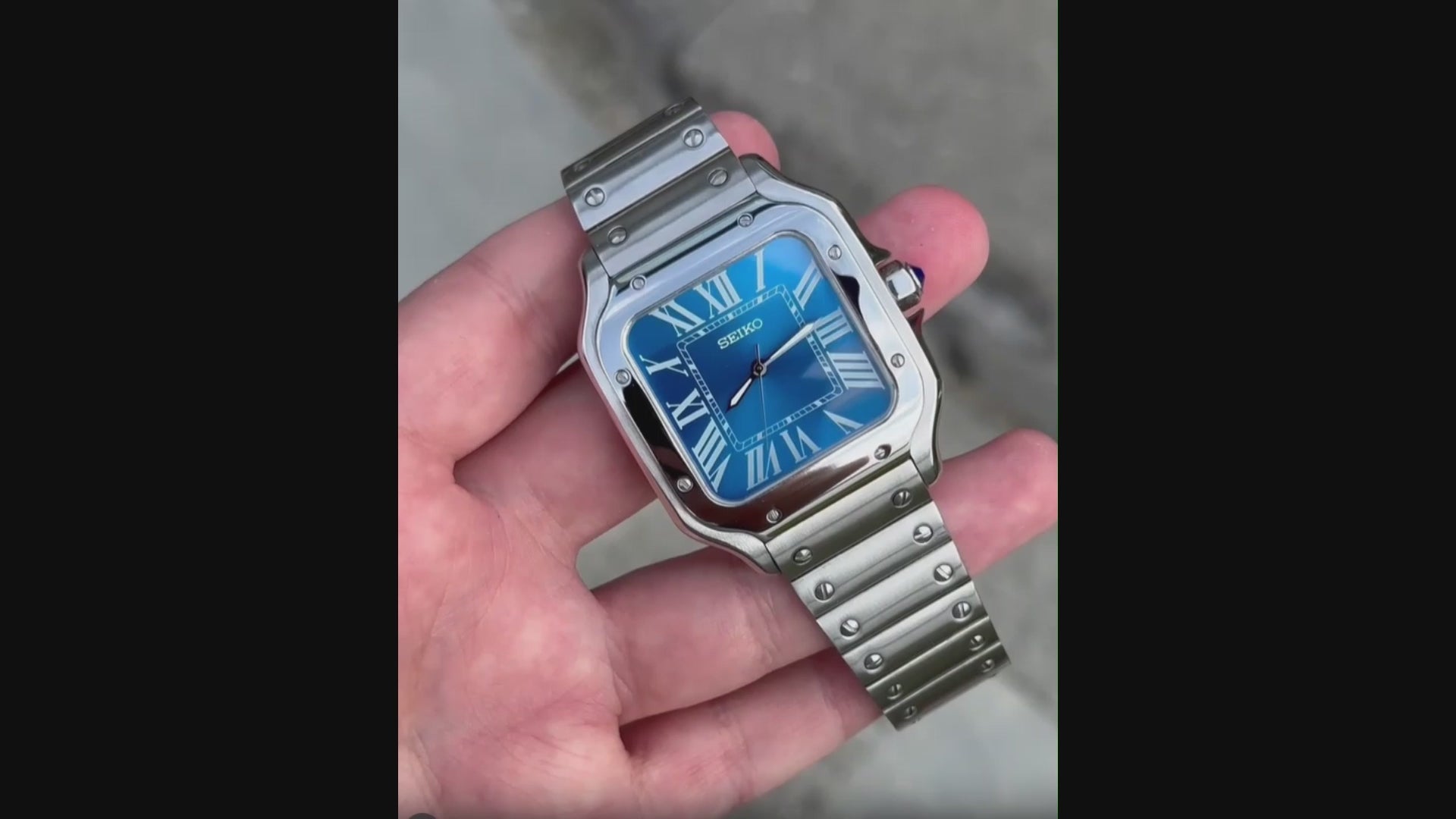 Seiko Santos Blue Mod