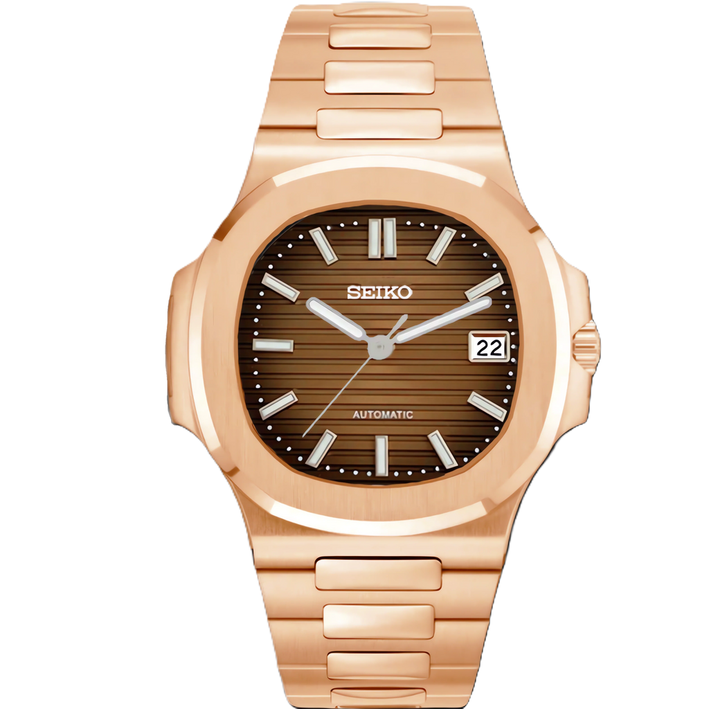 Seiko Nautilus Rose Gold Brown