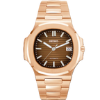 Seiko Nautilus Rose Gold Brown