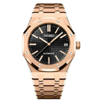 Seiko Royal Oak Rose Gold Black