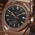 Seiko Royal Oak Rose Gold Black