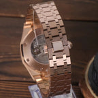 Seiko Royal Oak Rose Gold Black
