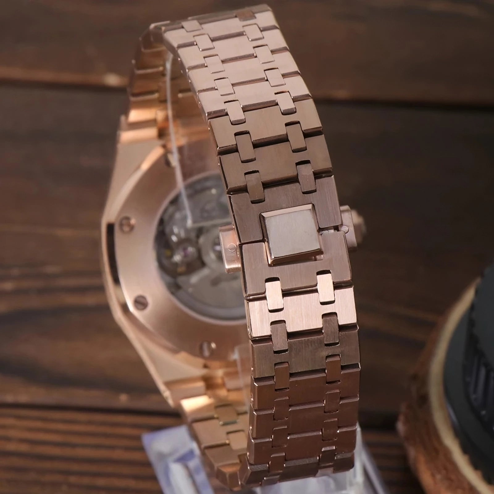 Seiko Royal Oak Rose Gold Black