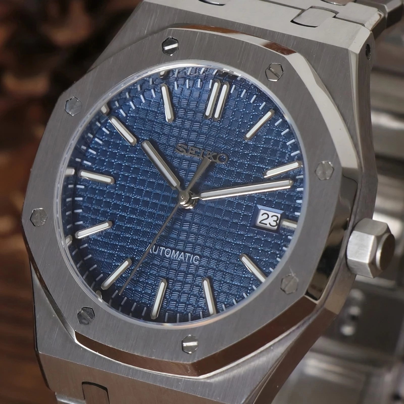 Seiko Royal Oak Blue Mod