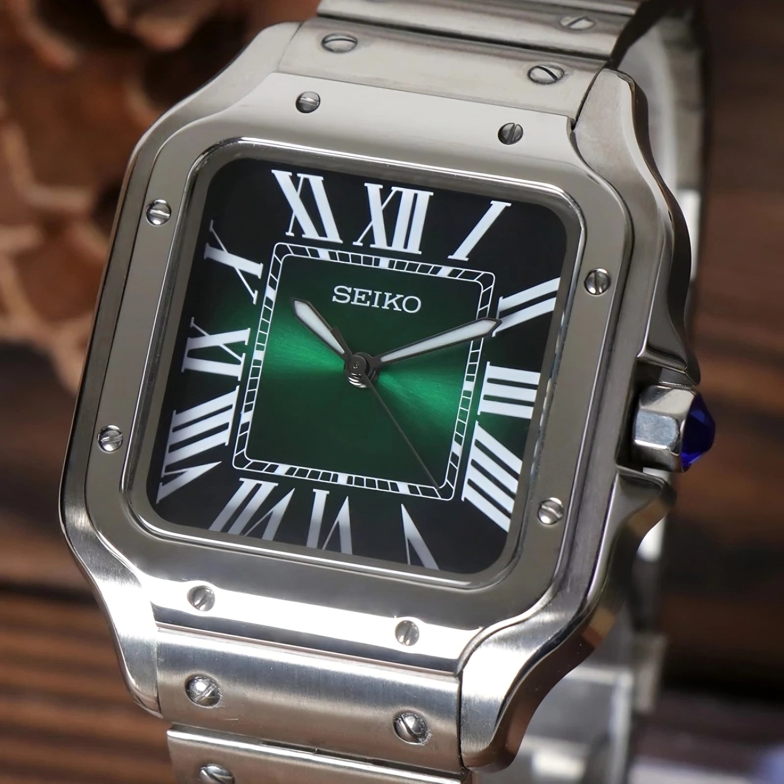 Seiko Santos Green Mod