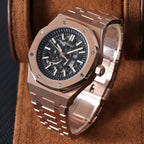 Seiko Royal Oak Skeleton Rose Gold