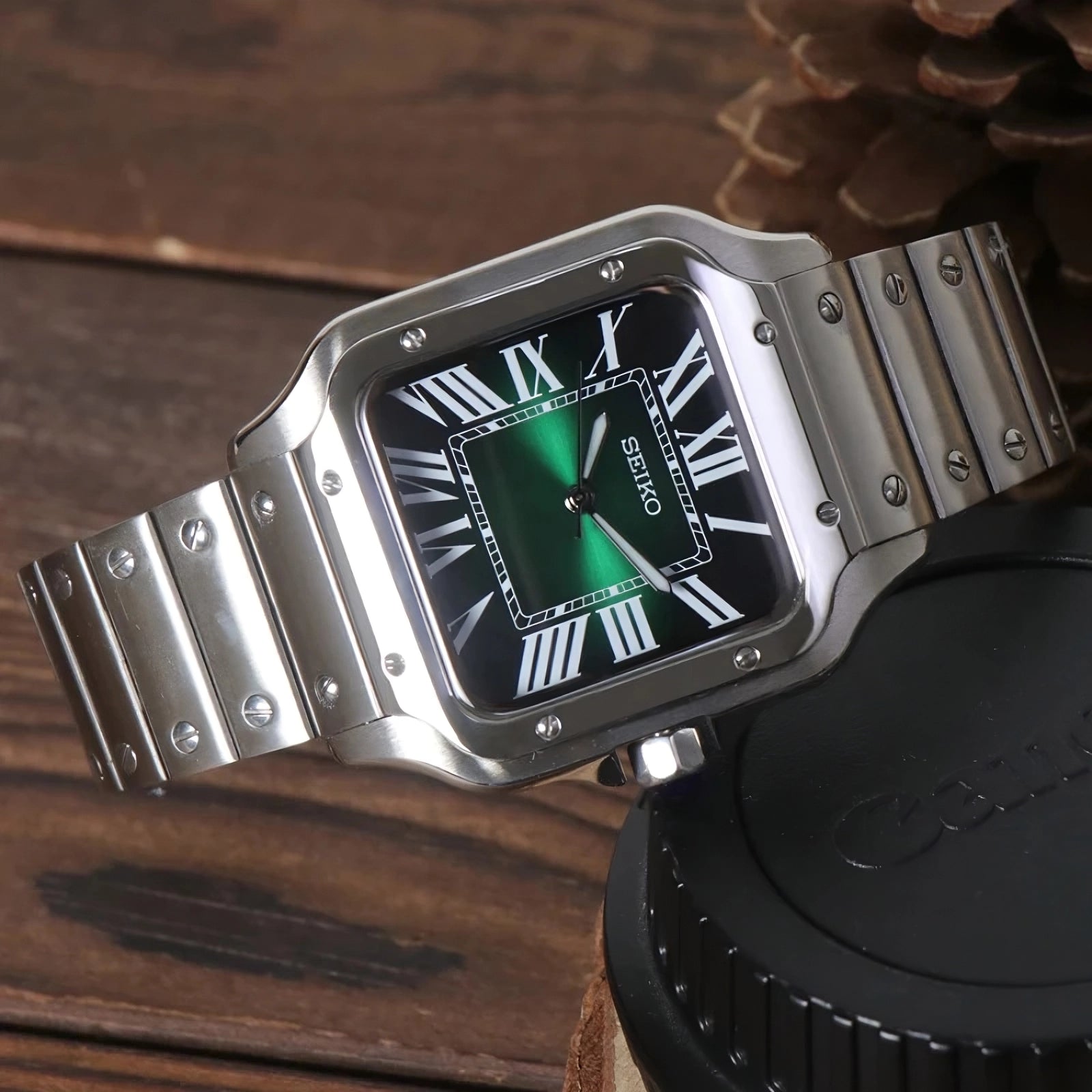 Seiko Santos Green Mod