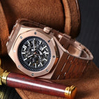 Seiko Royal Oak Skeleton Rose Gold