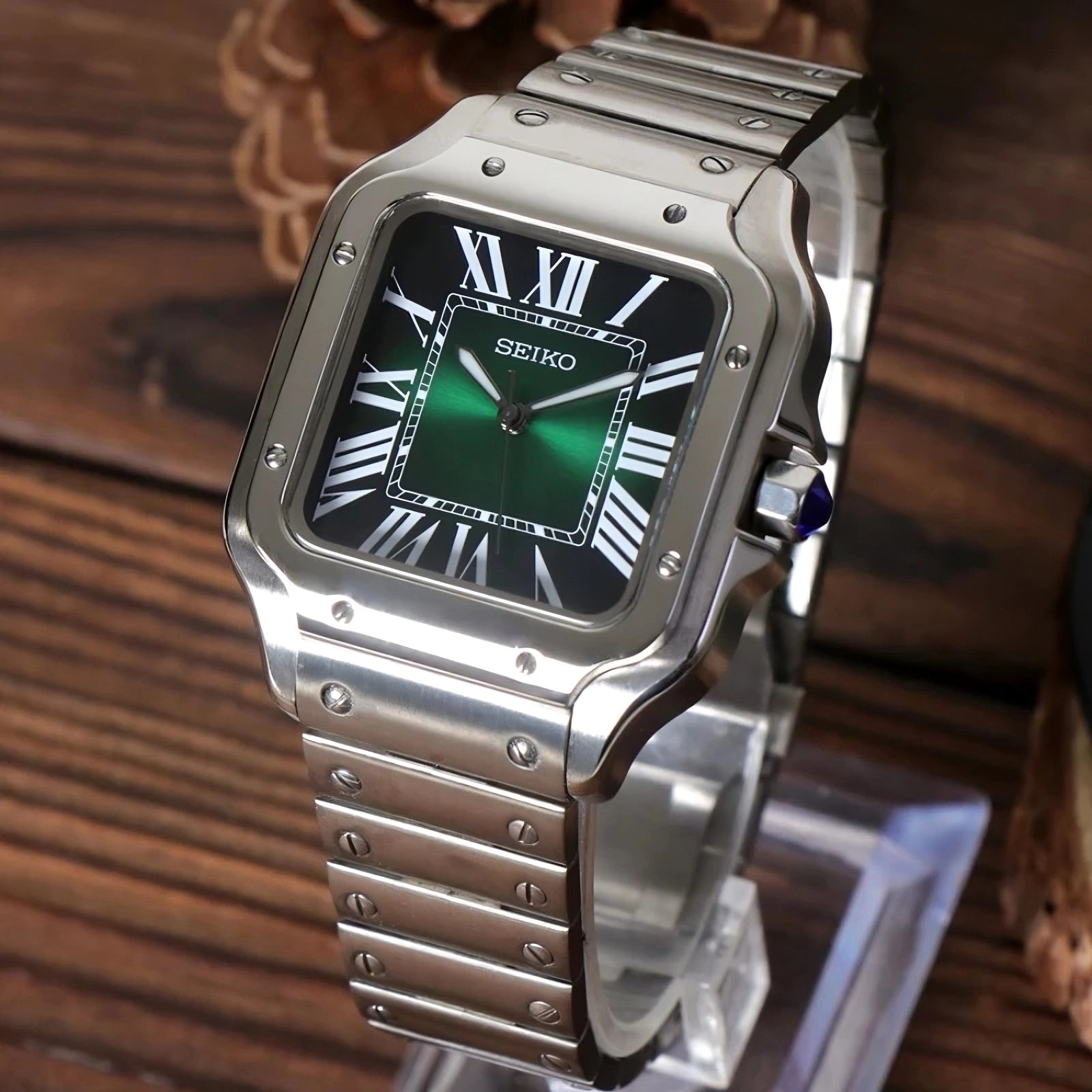 Seiko Santos Green Mod