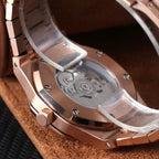 Seiko Royal Oak Skeleton Rose Gold