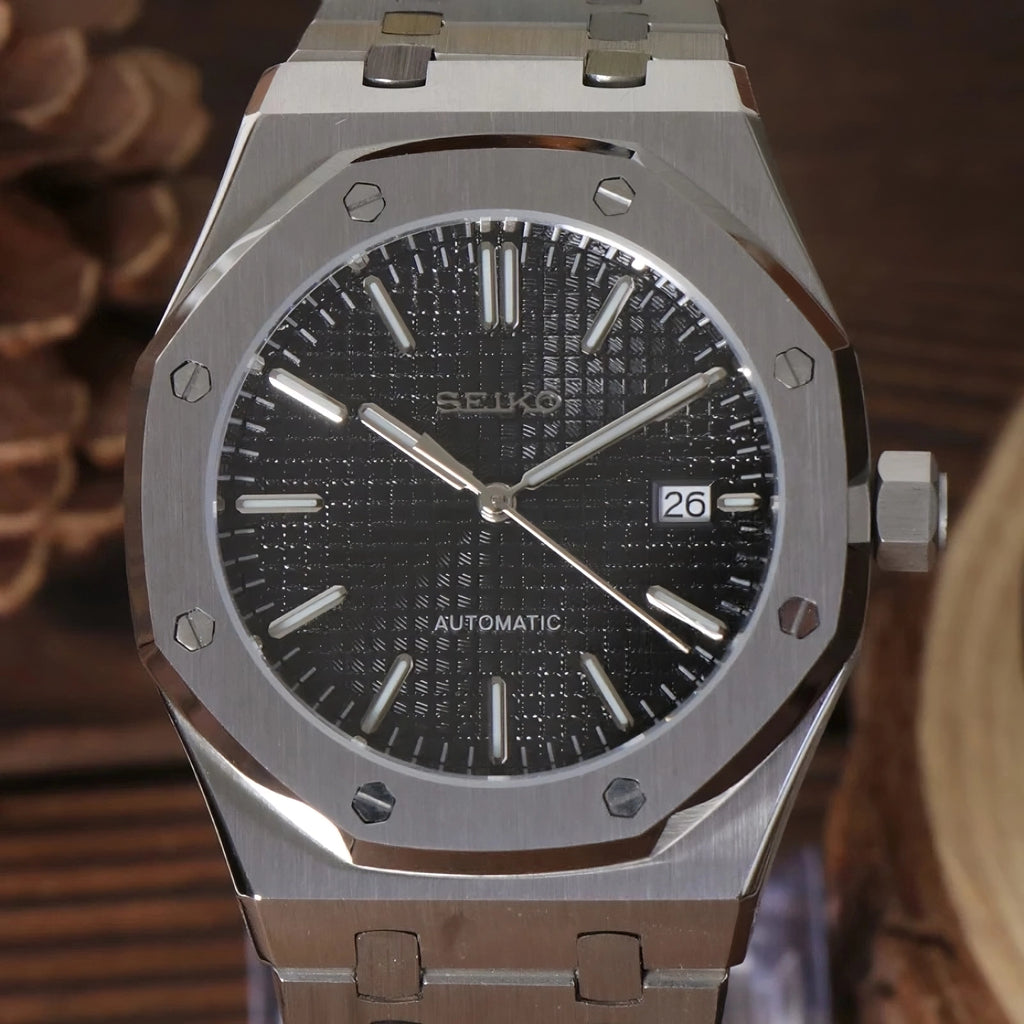 Seiko Royal Oak Black Mod