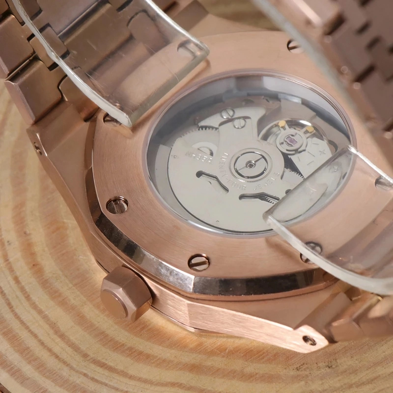 Seiko Royal Oak Rose Gold Black
