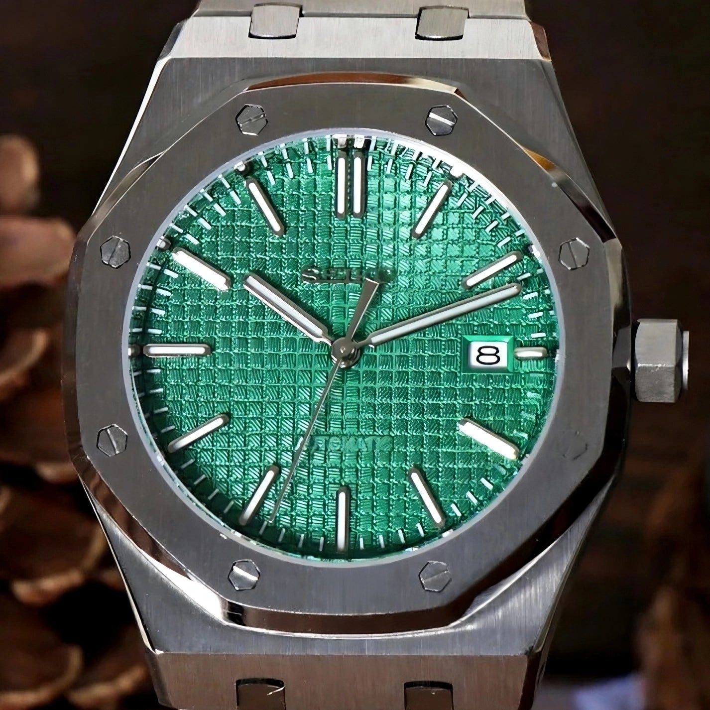 Seiko Royal Oak Green Mod
