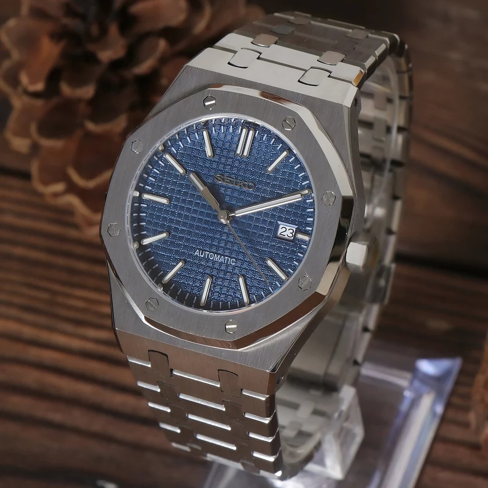 Seiko Royal Oak Blue Mod