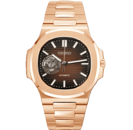 Nautiko Chocolate Rose Gold OpenHeart