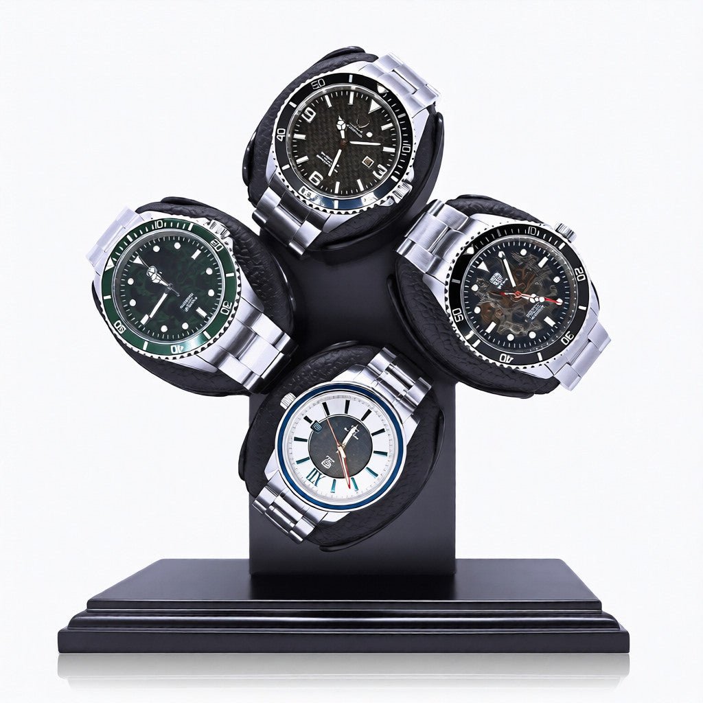 Caja Giratoria Automática 4 Relojes