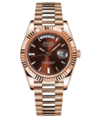 Day Date Chocolate Rose Gold