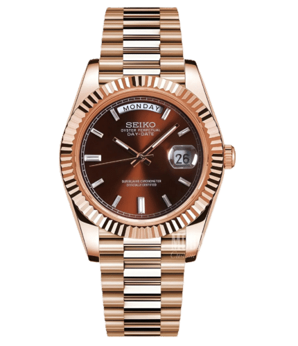 Day Date Chocolate Rose Gold
